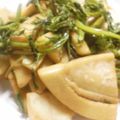 Blanka's cooksnap of when they made 筍とせりのバター醤油.