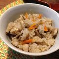 わたもも's cooksnap of when they made 炊き込み鶏ごぼう.
