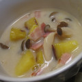 3匹の子ブタｍａｍａ's cooksnap of when they made ほっこり☀さつま芋ときのこのミルクスープ.