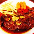 アキョウ1217's cooksnap of when they made 安い牛ステーキ肉をおいしく食べる方法.