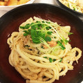 プクル's cooksnap of when they made 簡単 おいしい たらこ焼きうどん.
