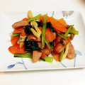 kangoooo's cooksnap of when they made 小松菜とウィンナーのオイマヨ炒め.
