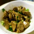 he６he６'s cooksnap of when they made しっとり柔らか鶏レバーの生姜ポン酢♬.