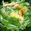 ＊applee＊'s cooksnap of when they made 水菜とおあげさんのサラダ.
