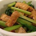jltgaz's cooksnap of when they made チンゲン菜と油揚げの簡単炒め煮♪.
