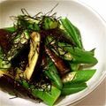 aaasky's cooksnap of when they made ＊茄子とオクラのあっさりポン酢和え.
