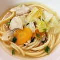 ebiholic's cooksnap of when they made 中華風♪塩うどん♪.