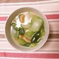 ComiQoo's cooksnap of when they made 簡単★チンゲン菜と桜えびのスープ.