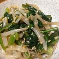 romipi's cooksnap of when they made ほうれん草とモヤシのナムル.