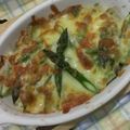 ラリー＆サラ's cooksnap of when they made ホント簡単‼︎アスパラマヨチーズ焼き.