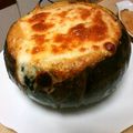 ゆのちゃみ's cooksnap of when they made 和風★かぼちゃ丸ごとグラタン★豆乳白味噌.