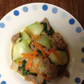 MAMAみっこ's cooksnap of when they made すぐできる☆青菜と豚肉のオイソース炒め.