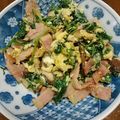 恭子。's cooksnap of when they made 大根の葉で♪ほうれん草のバターソテー♪.