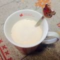 joy09's cooksnap of when they made きな粉牛乳.