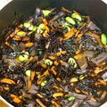 ◎ぽん◎'s cooksnap of when they made 枝豆とひじきの煮物☆冷凍OKお弁当にも♪.