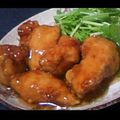 らむ（・×・）'s cooksnap of when they made 絶品!!鶏のからあげの甘酢あえ.