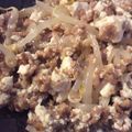 ★☆ひでともママ☆★'s cooksnap of when they made 包丁不要☆もやしの豆腐&挽き肉あんかけ.