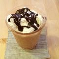 晴れ女☆夏女's cooksnap of when they made フレッシュバナナ&チョコフラペチーノ.