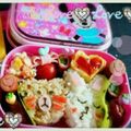 rainamama's cooksnap of when they made キャラ弁☆LINEのブラウン&コニー.