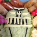 みゆだんご's cooksnap of when they made トッキュウジャーキャラ弁.