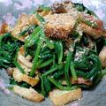 薄荷茶's cooksnap of when they made ほうれん草とカリカリおあげのおひたし.