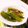 Marrietty's cooksnap of when they made オクラの鰹節のせ/酒のつまみやサラダに.
