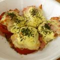 天風えいる's cooksnap of when they made トマトとベーコンのマヨチーズ焼き.