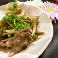 snoopyayoi's cooksnap of when they made 新ごぼうと三つ葉の肉豆腐.