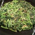 はなぱぱ's cooksnap of when they made 感動の味！！春菊とニラのチヂミ風.