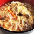 ＊まゅみ＊'s cooksnap of when they made 簡単♪ きのこたっぷり かきたまうどん.