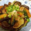 しょこたん19's cooksnap of when they made ◆糖尿病◆揚げかぼちゃのおろしポン酢かけ.