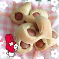 にあめろ♡'s cooksnap of when they made ヘルシー☆全粒粉入りウインナーパン☆.