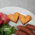サーフブレイド's cooksnap of when they made ハート♡の卵焼き.