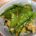 ゆきまるぞう's cooksnap of when they made 簡単♪絹さやの卵とじ.
