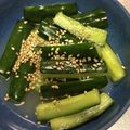ワンダーチェリー's cooksnap of when they made ごま油で♪きゅうりの漬物☆.