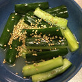 ワンダーチェリー's cooksnap of when they made ごま油で♪きゅうりの漬物☆.
