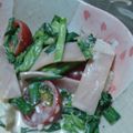 まめしばワンコ's cooksnap of when they made わけぎとレタスとハムのマヨポンサラダ.