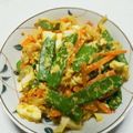 pucyipan's cooksnap of when they made 絹さやと卵の胡麻よごし＊.
