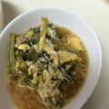 ママめがね's cooksnap of when they made 子供も食べやすい！小松菜の卵とじ.