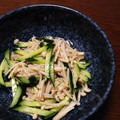 ★あやめバコ★'s cooksnap of when they made エノキときゅうりの明太和え.