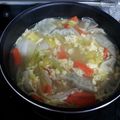 nnamin's cooksnap of when they made 白菜と人参の食べるスープ.