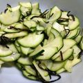 junjunapap's cooksnap of when they made ❀ズッキーニの塩昆布和え❀.