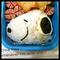 みゅいと's cooksnap of when they made 簡単★スヌーピーおにぎり（キャラ弁）.
