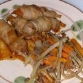 ぴーーー's cooksnap of when they made あまった『きんぴら』DE豚肉巻き.
