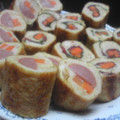 七色ワクチン's cooksnap of when they made 油揚げの巻き巻きロール.