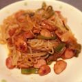 tasaya's cooksnap of when they made ダイエット☆しらたきでナポリタン風.