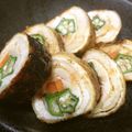 ドレステン's cooksnap of when they made お弁当に☆鶏と おからの おあげ巻き.
