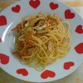 ぐりとぐらのママン's cooksnap of when they made さば缶ツナ缶で子供もペロリ★簡単パスタ.