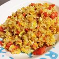 つなマヨ's cooksnap of when they made 簡単！パラパラ鮭チャーハン.