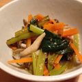 たまジ's cooksnap of when they made 小松菜と人参のナムル★.